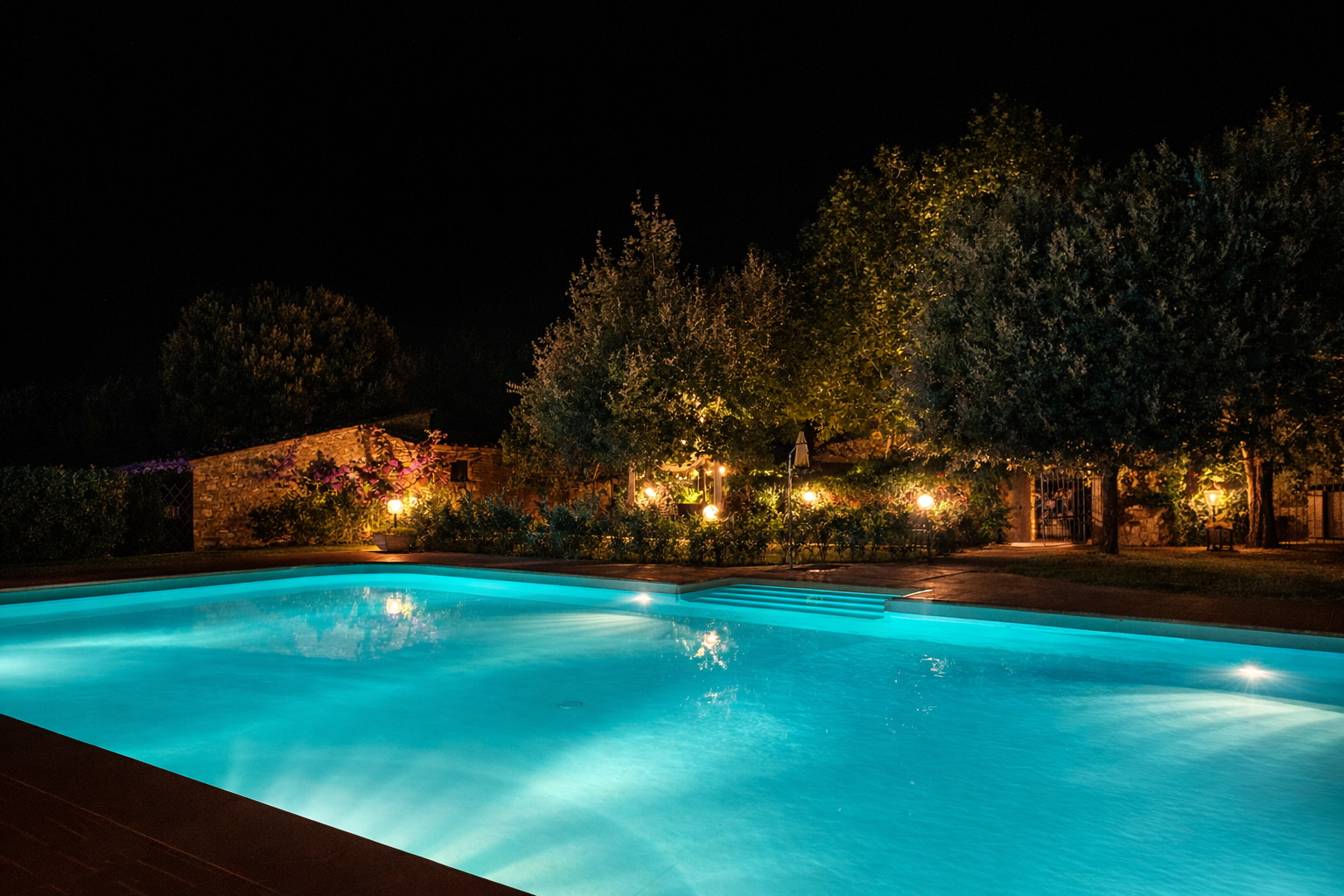 Piscina di sera